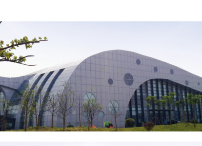 灯塔会议中心外景网架工程
